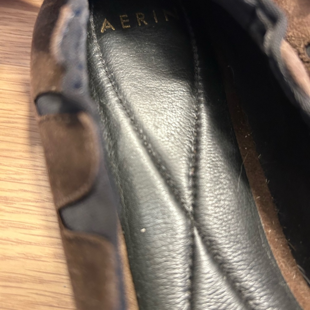 AERIN by AERIN Lauder Brown Suede Ballet Flats - Picture 2 of 5